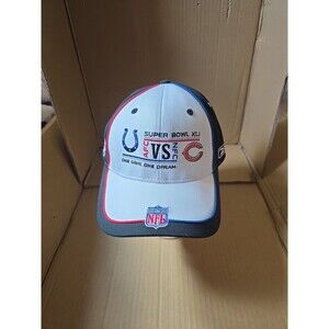 Super Bowl XLI Colts vs Bears NFL Football Hat Cap Reebok